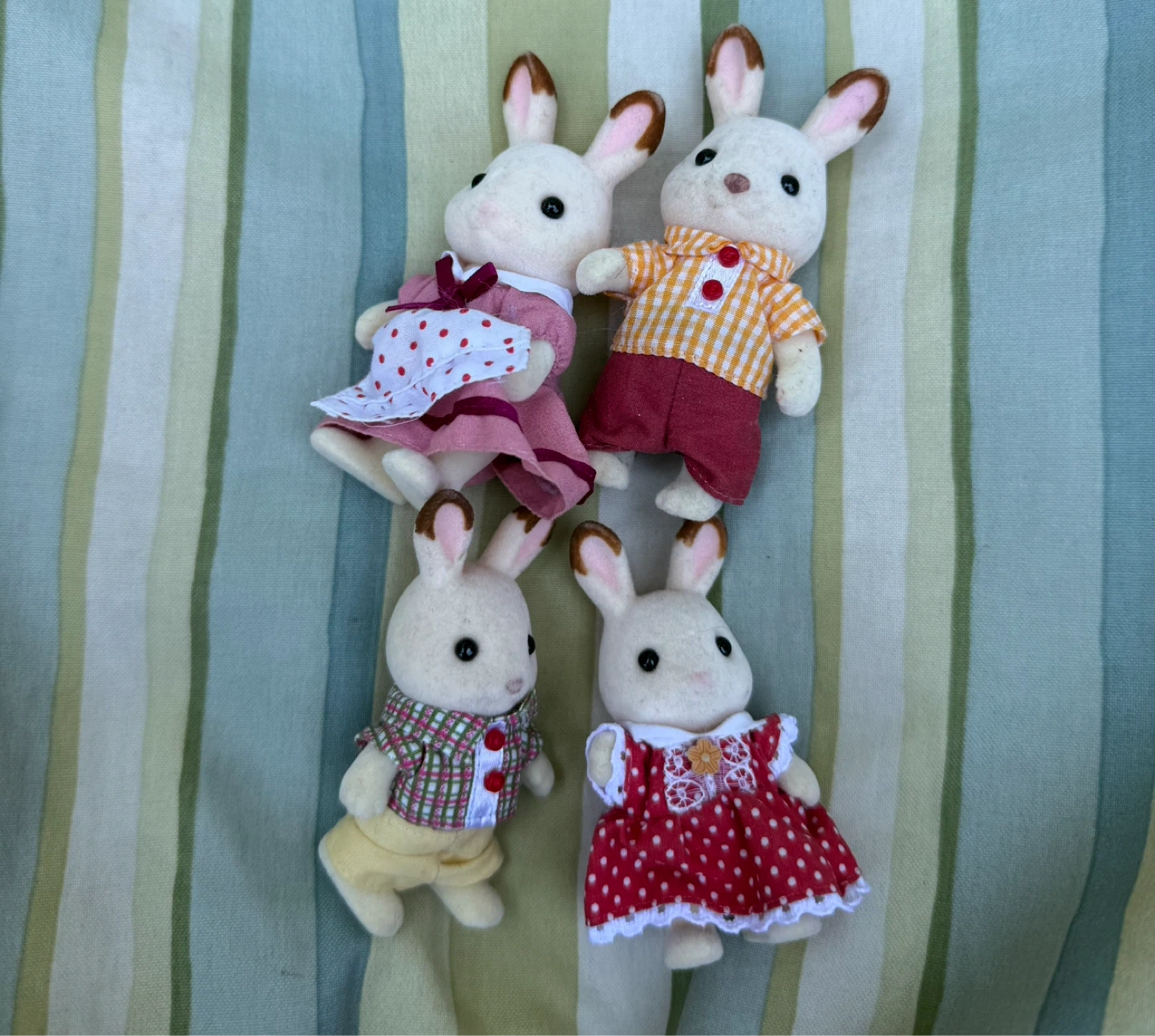 Sylvanian Families Calico, critters, Bunny Figures