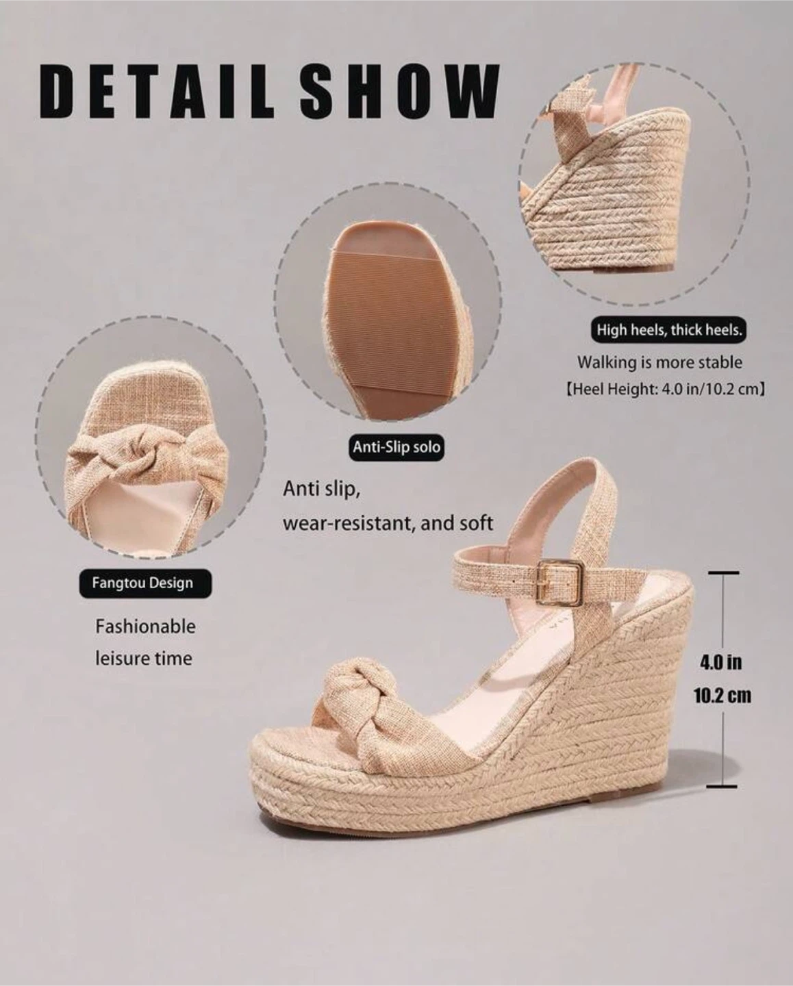 Wedge Sandals（size 6） - photo 2