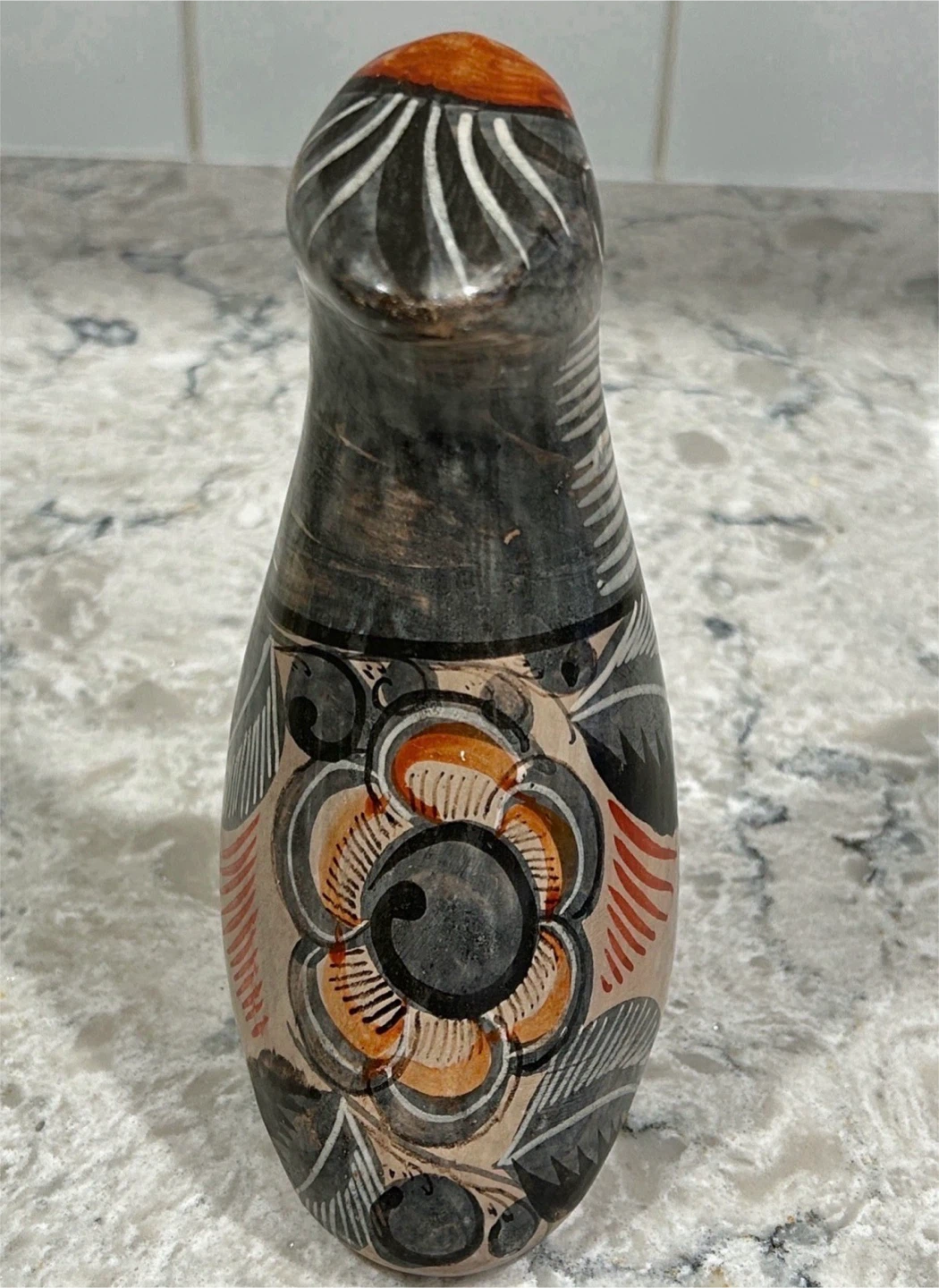 Vintage Tonala Mexican Bird Figurine – Hand Painted Folk Art - photo 3