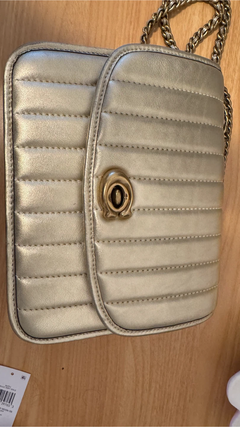Coach Metallic Quilted Leather Madison Shoulder Bag - photo 3