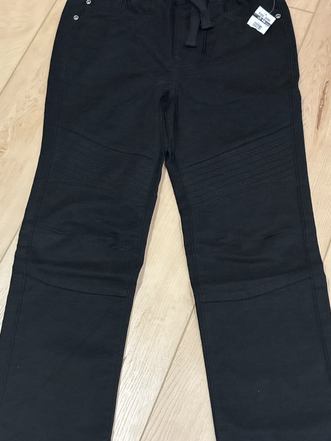 Black pants with drawstring - photo 2