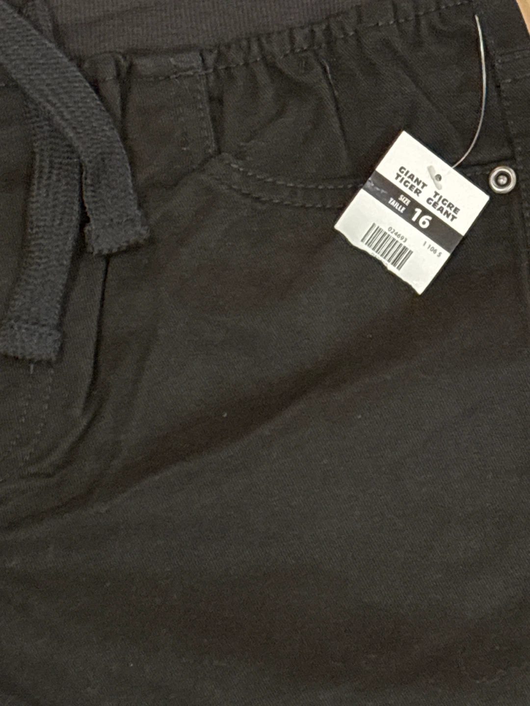 Black pants with drawstring - photo 3