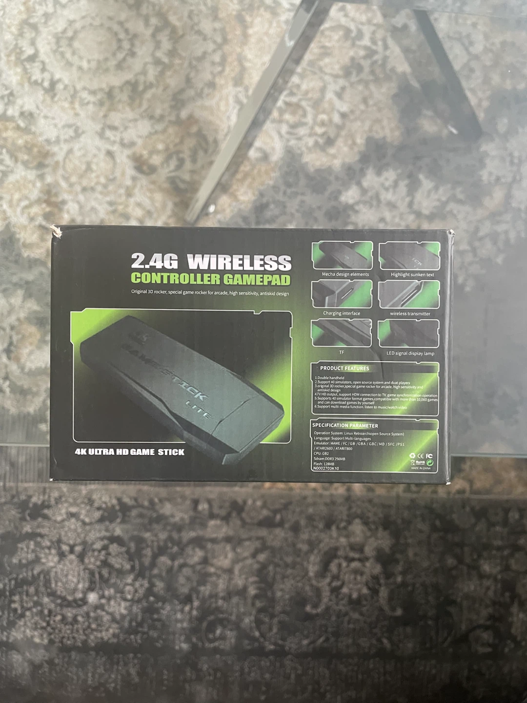 2.4G Wireless Controller Gamepad and 4K UHD Game Stick - photo 2