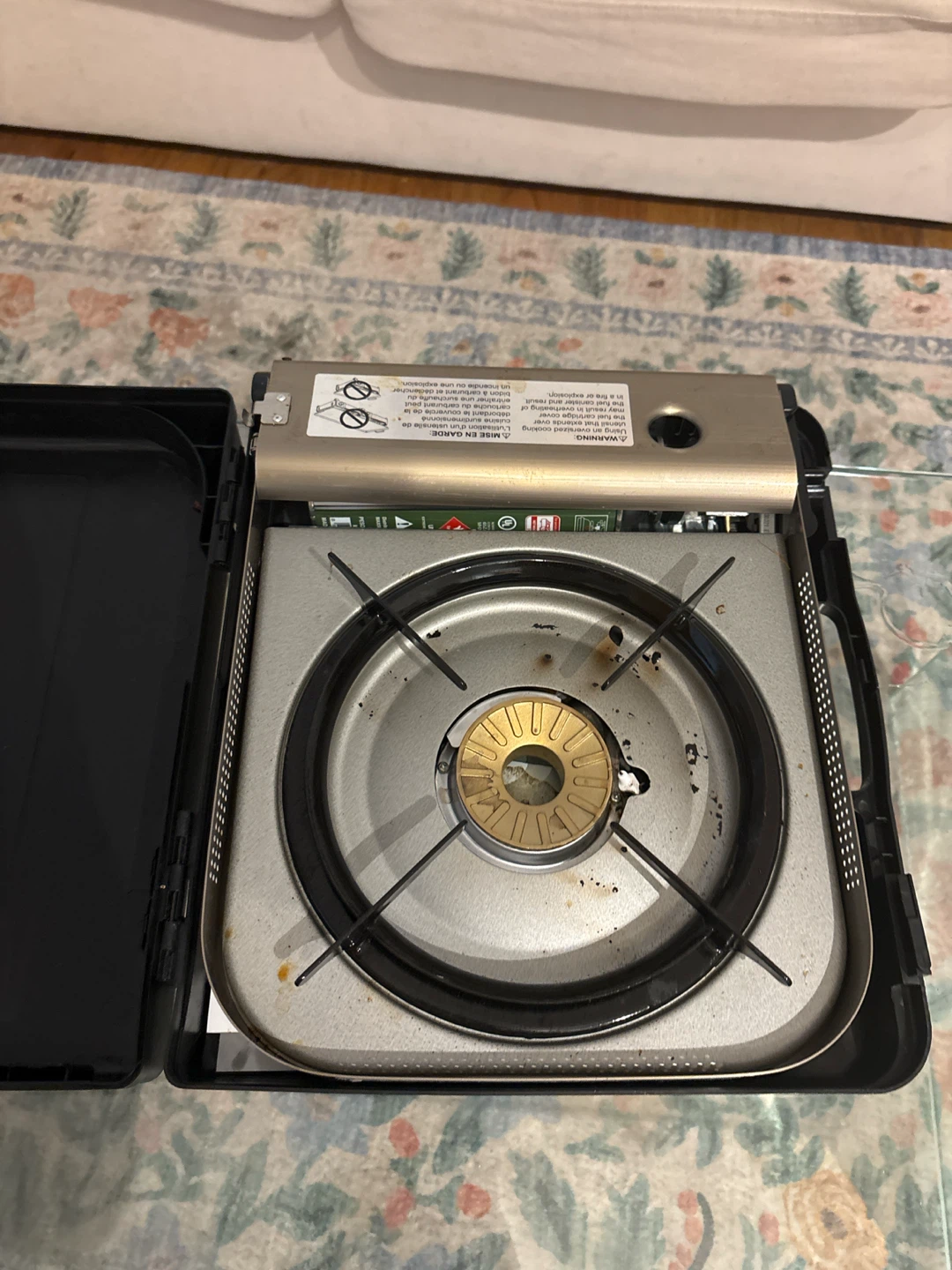 Portable Butane Camp Stove with Fuel Canister