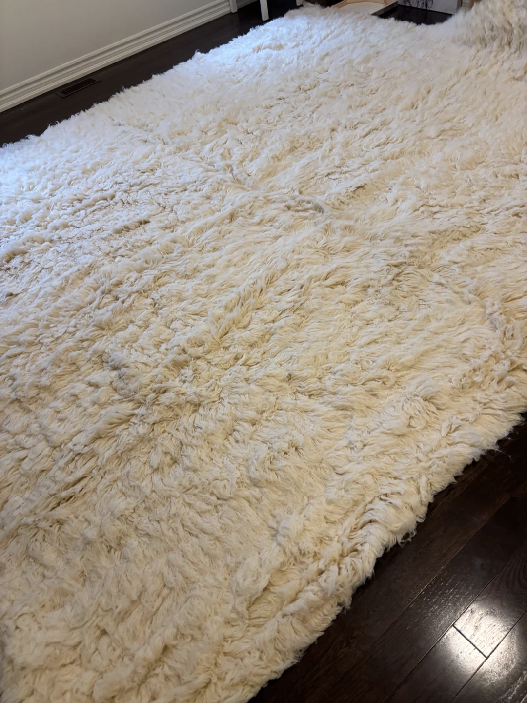 Cream Shaggy Area Rug-9Ft by 12Ft - photo 5