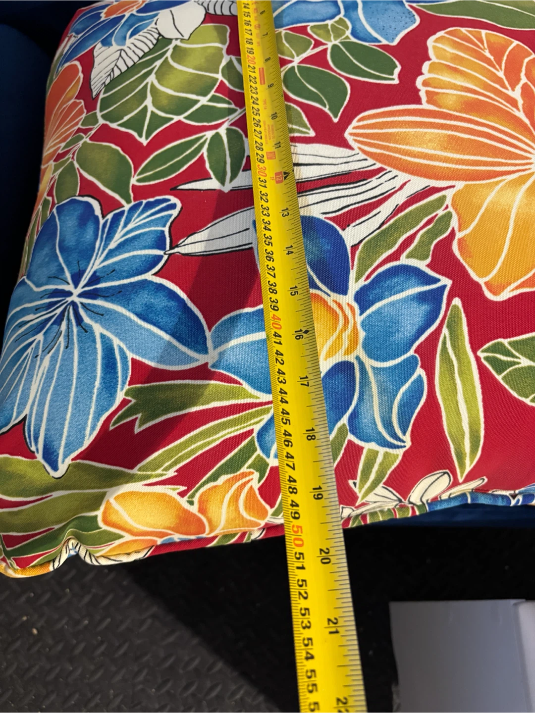 Hawaiian Floral Outdoor Seat and Back Cushions - photo 3