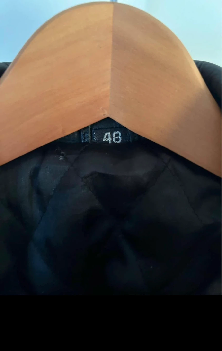 Black Leather Biker Jacket - photo 3