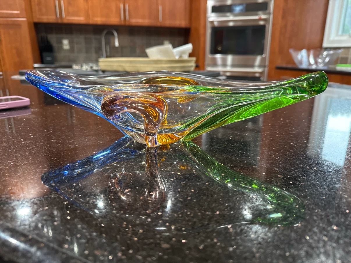 Art Glass Decorative Bowl
