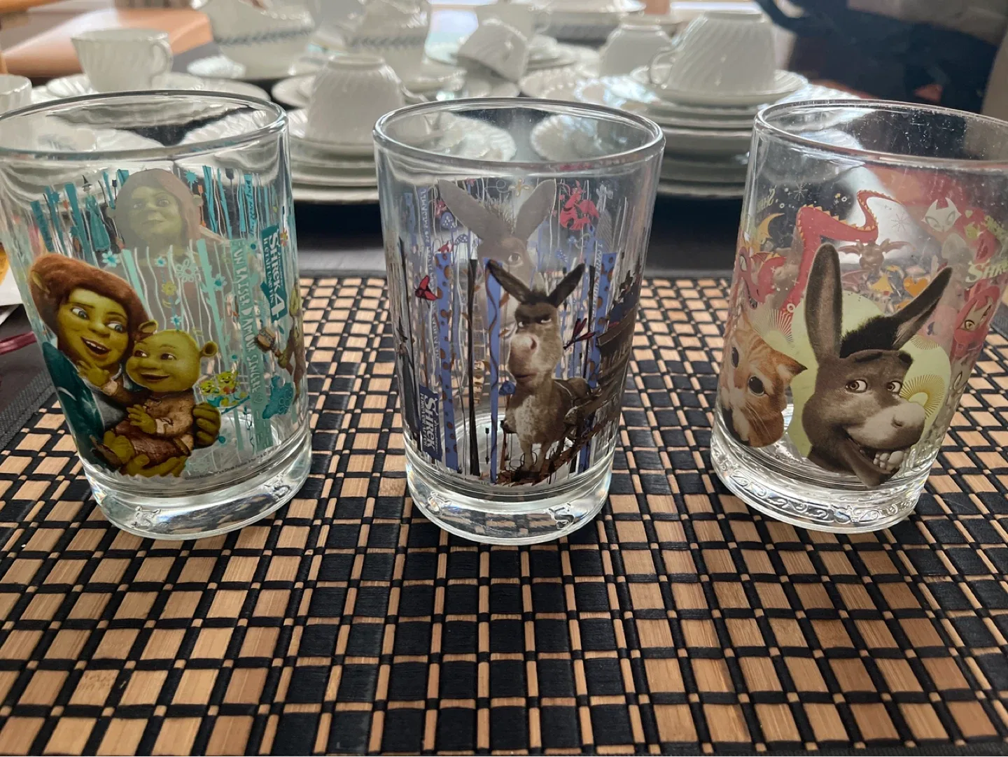 Vintage 3 Shrek Glasses - photo 4