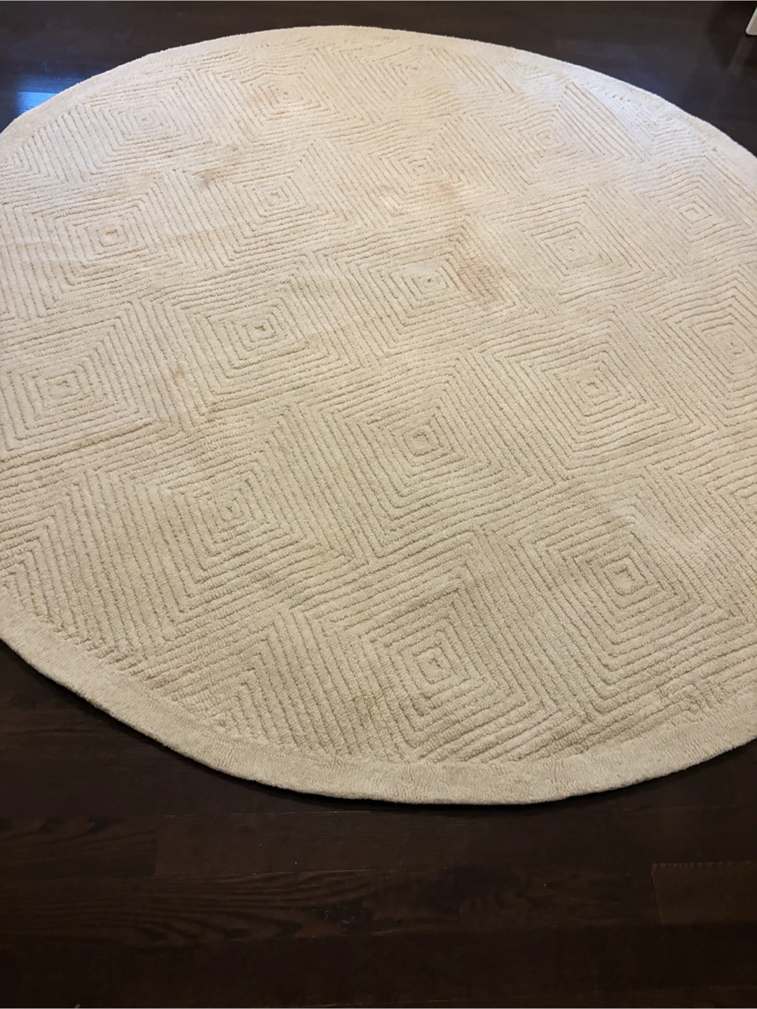 Safavieh Textural Ivory Round Rug -8 by 8 - photo 2
