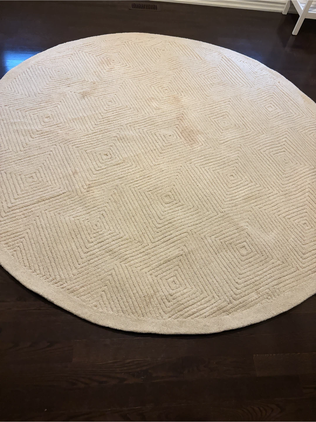 Safavieh Textural Ivory Round Rug -8 by 8 - photo 3