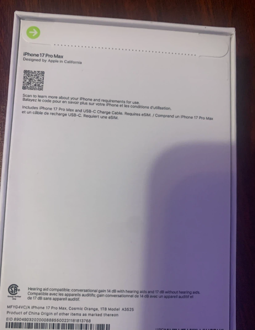 Apple iPhone 17 Pro Max Cosmic Orange 1TB - photo 3