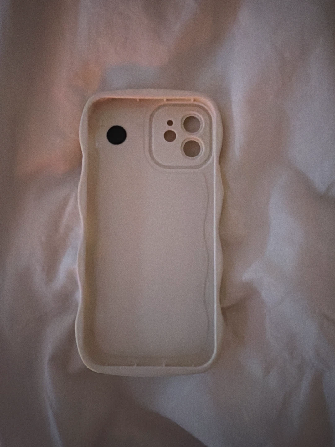 White Phone Case with Ring Charm - photo 2