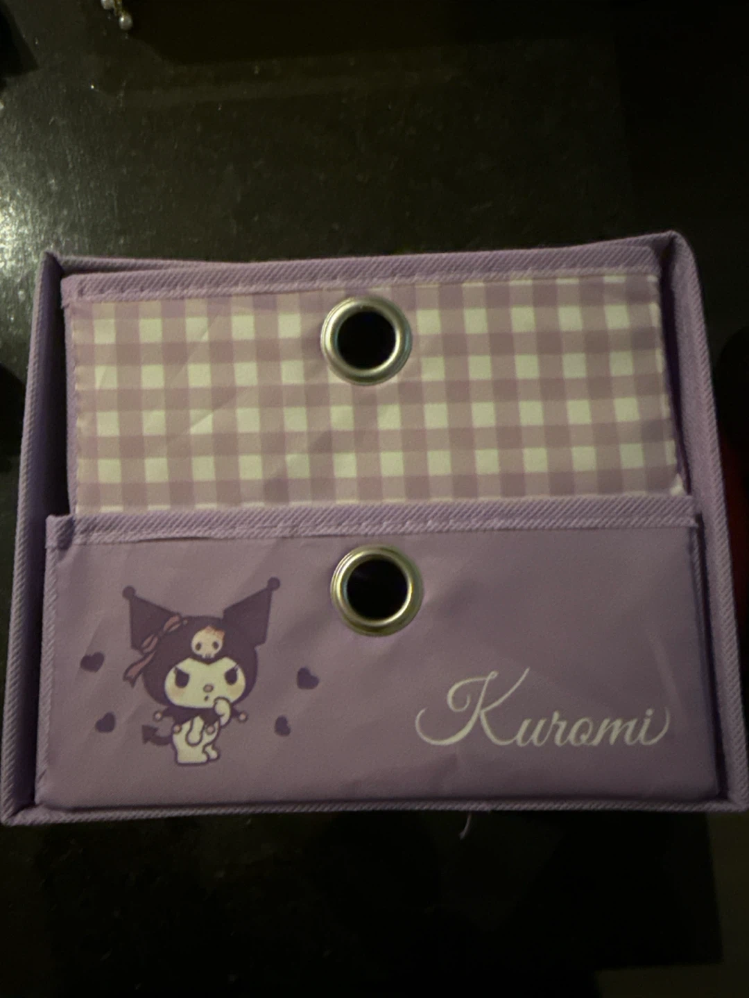 Kuromi Storage Bin