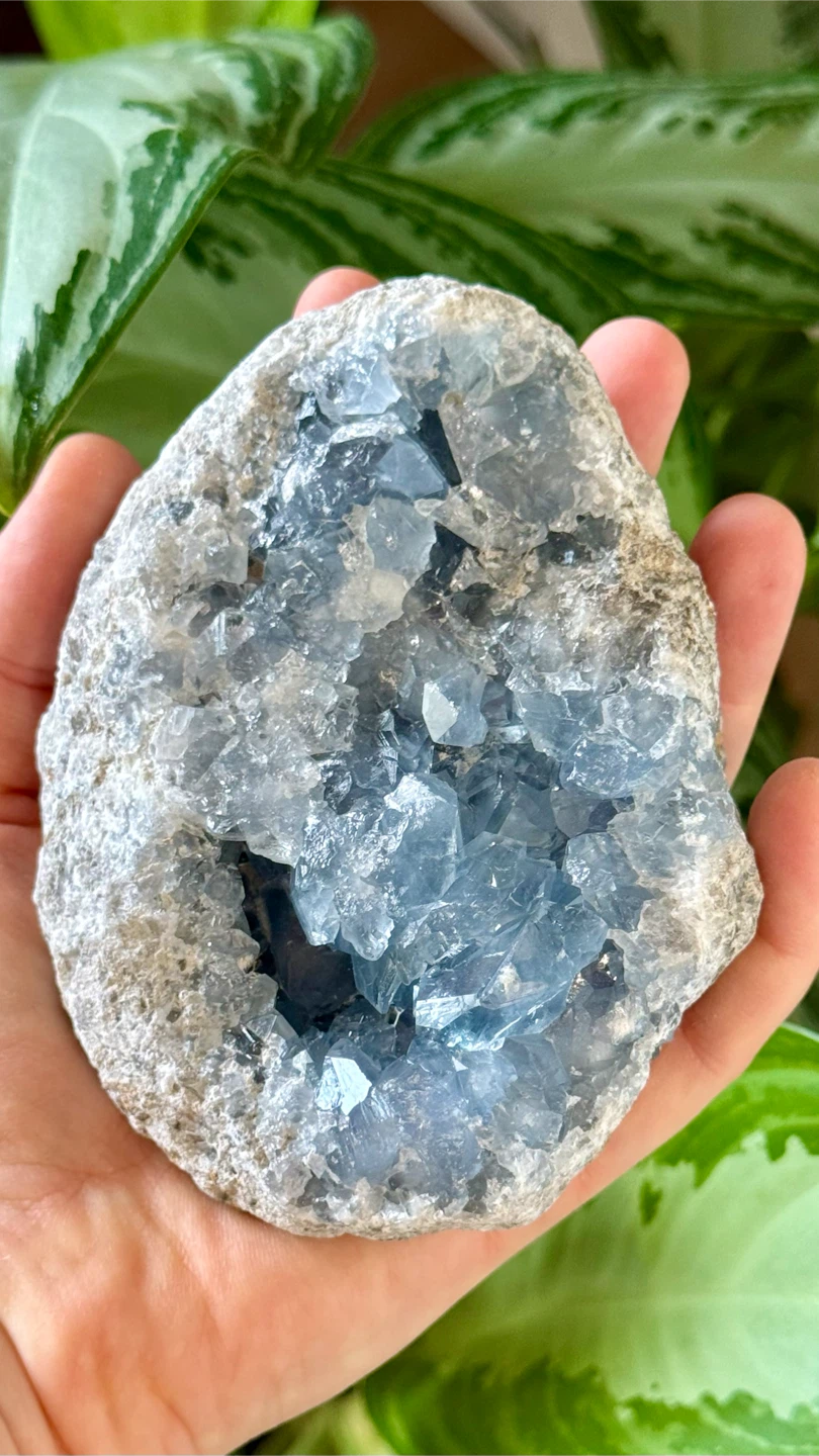 Raw Madagascar Celestine/Celestite Crystal Specimen