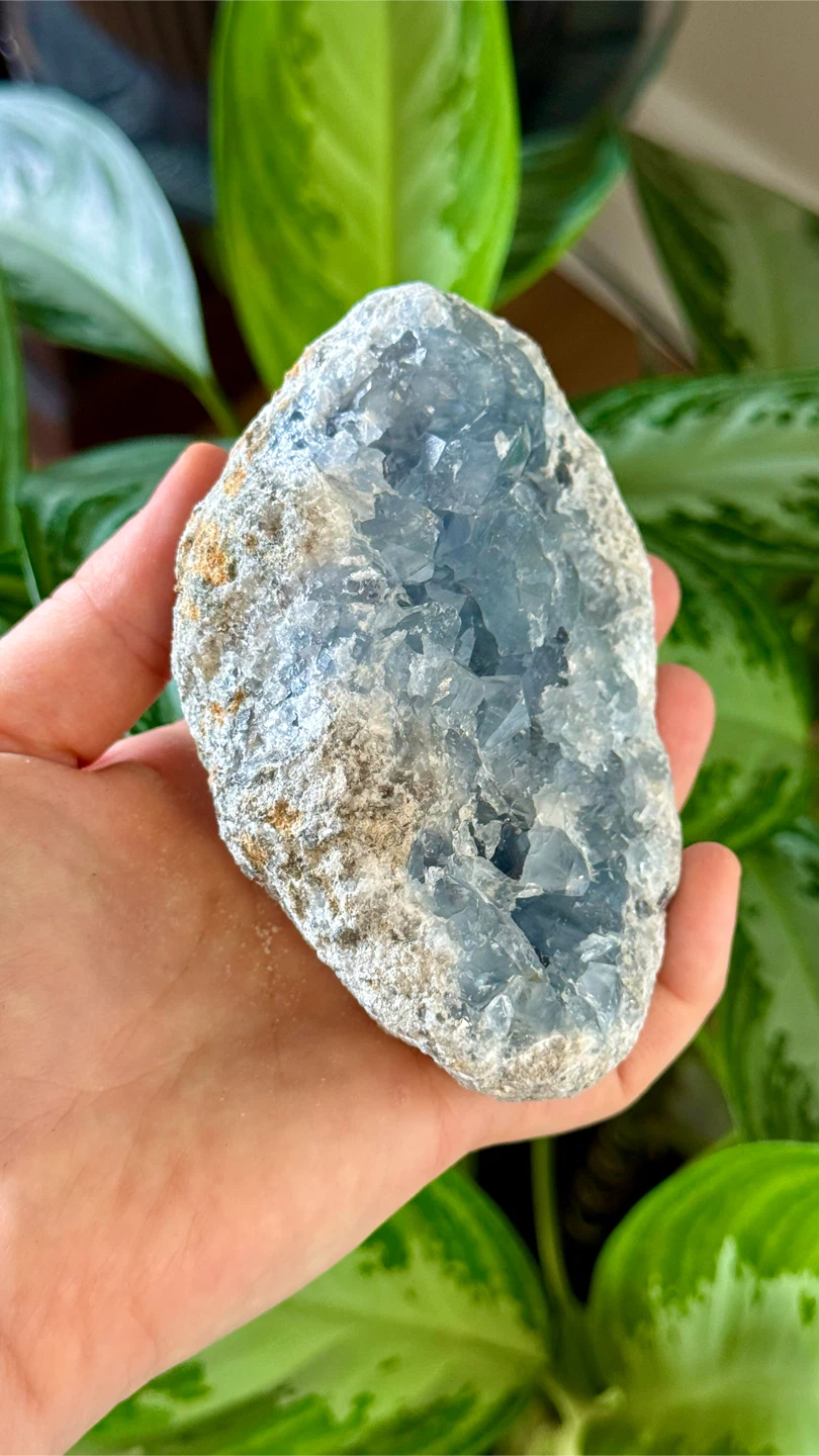 Raw Madagascar Celestine/Celestite Crystal Specimen - photo 4