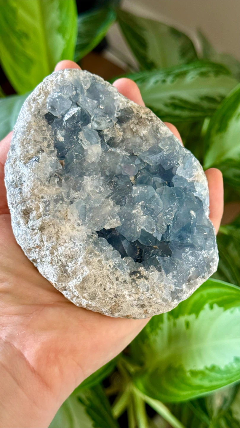 Raw Madagascar Celestine/Celestite Crystal Specimen - photo 5