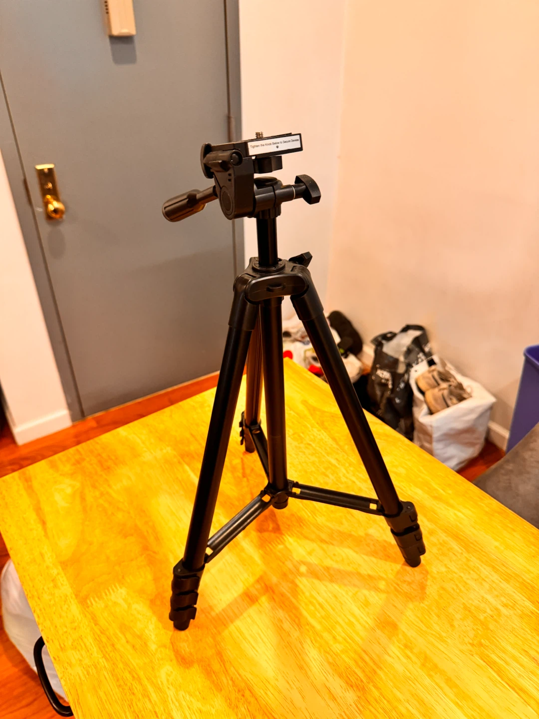 Black Tripod for Camera