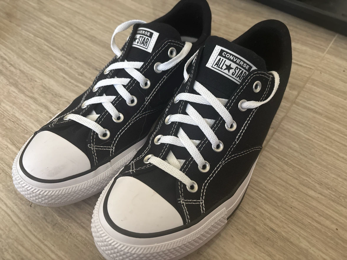 Converse All Star Black Canvas Low Top Sneakers