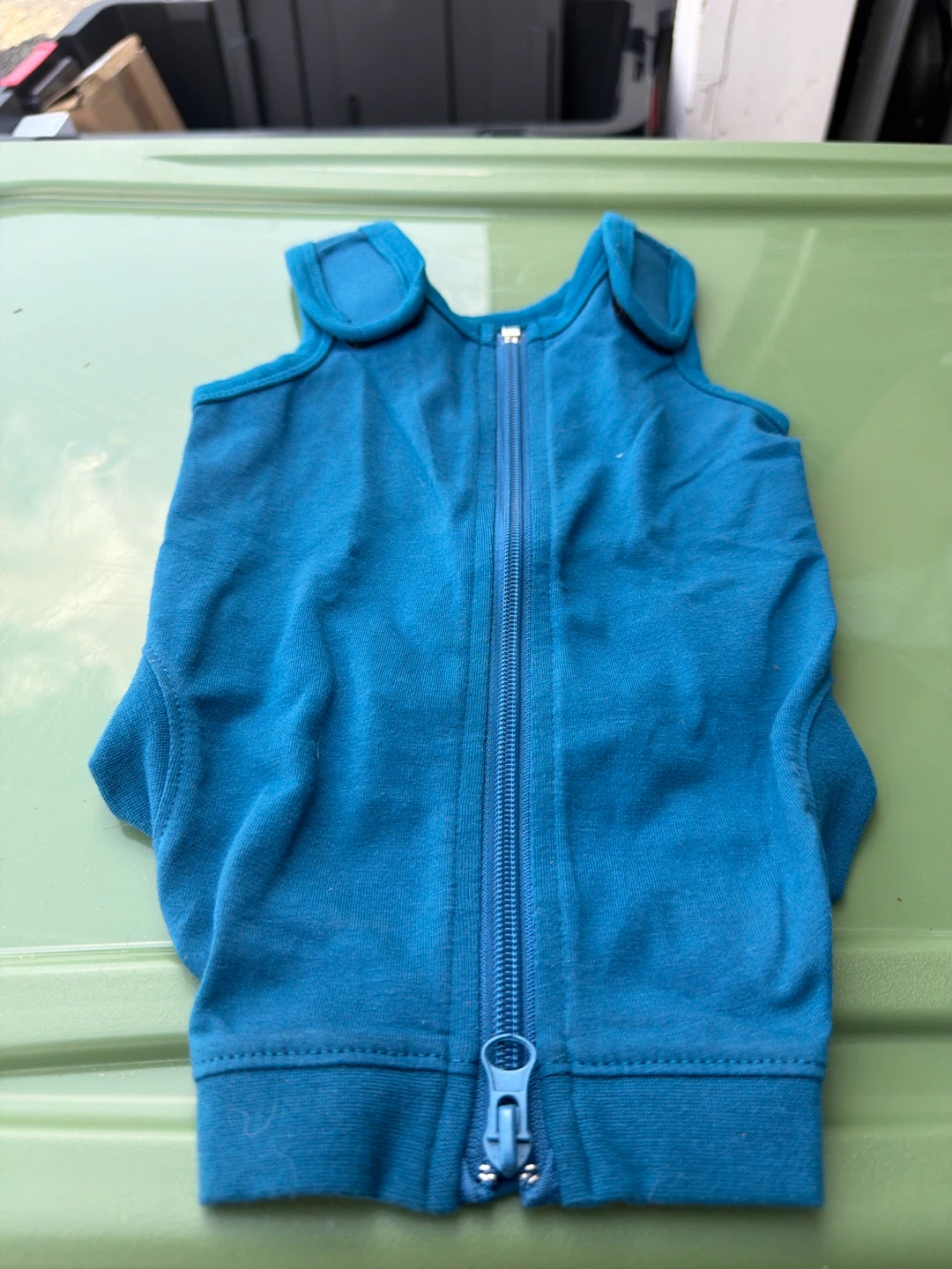 Blue Sleeveless Dog Onesie