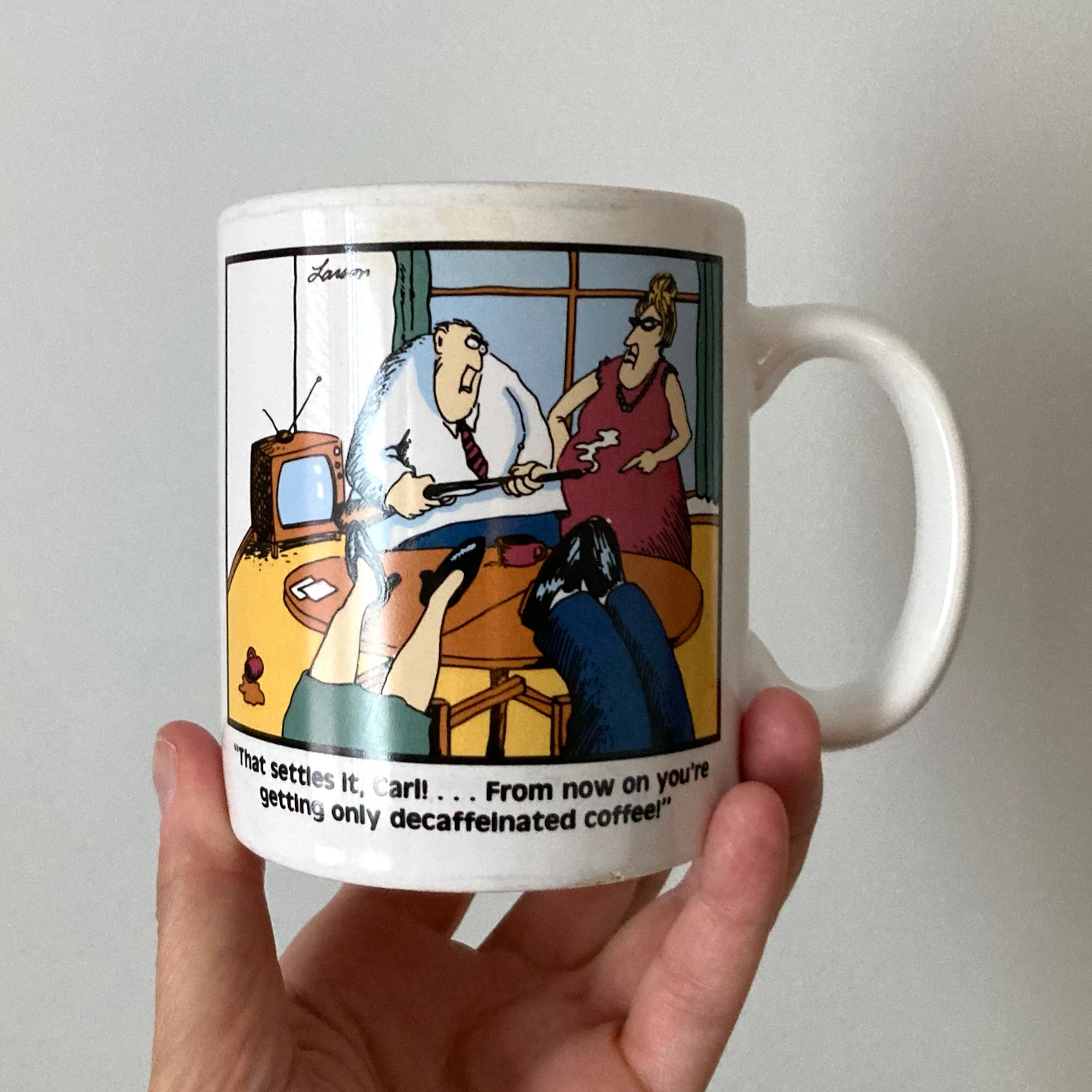 Vintage 1980 The Far Side Coffee Mug - by Gary Larson