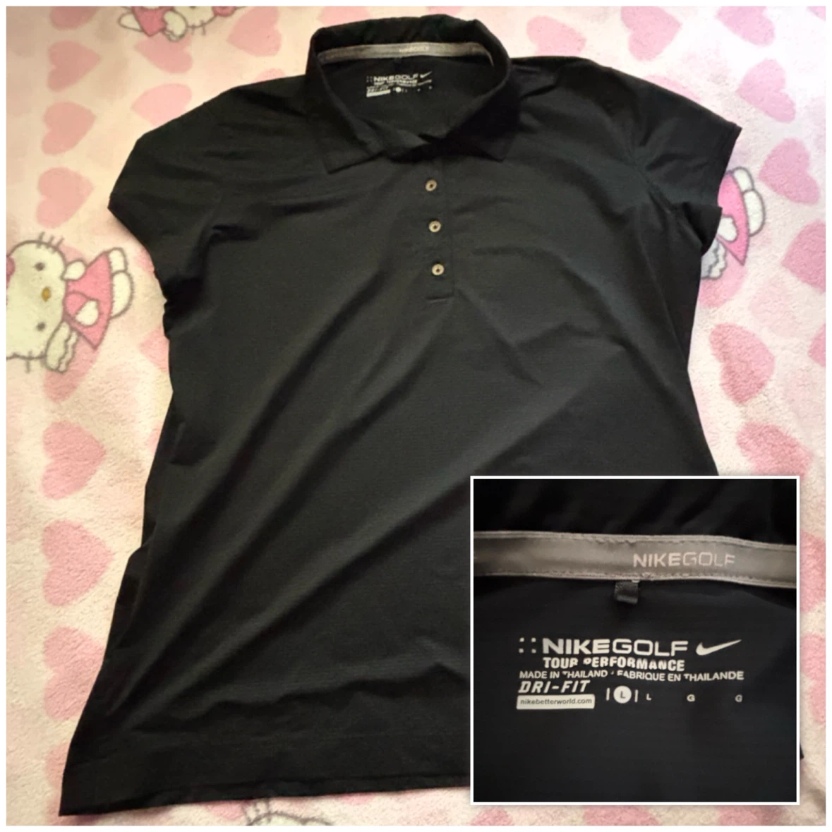 Nike Golf - Polo Shirt - *Size Women Large/Black*