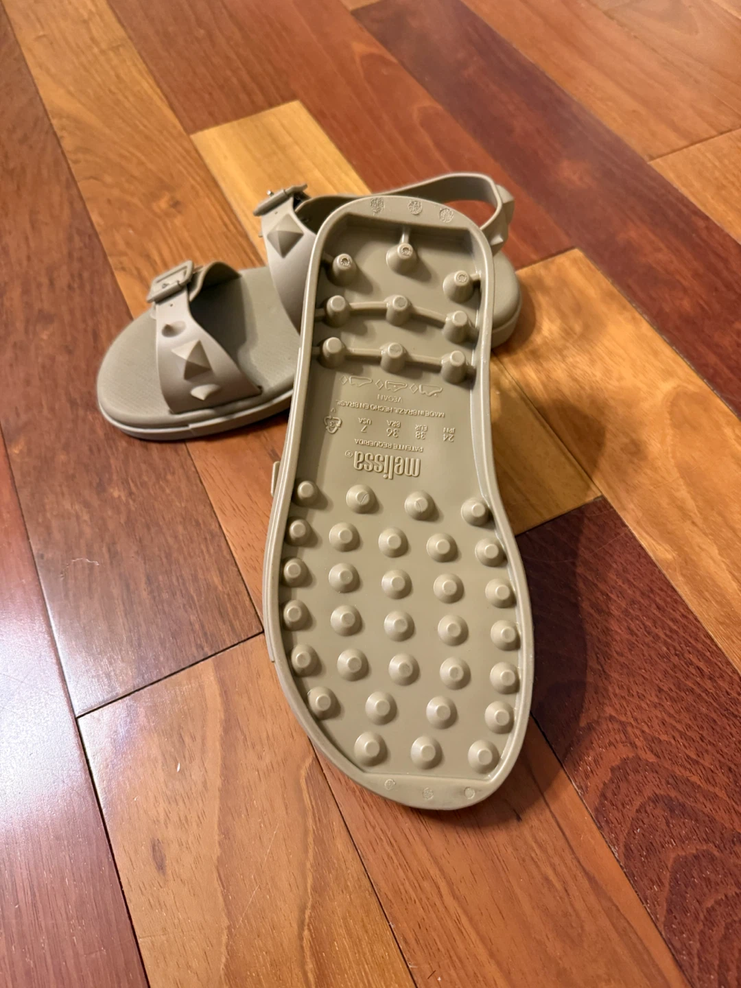 Melissa Women's Sandals Tan Studded Size 7 - photo 3
