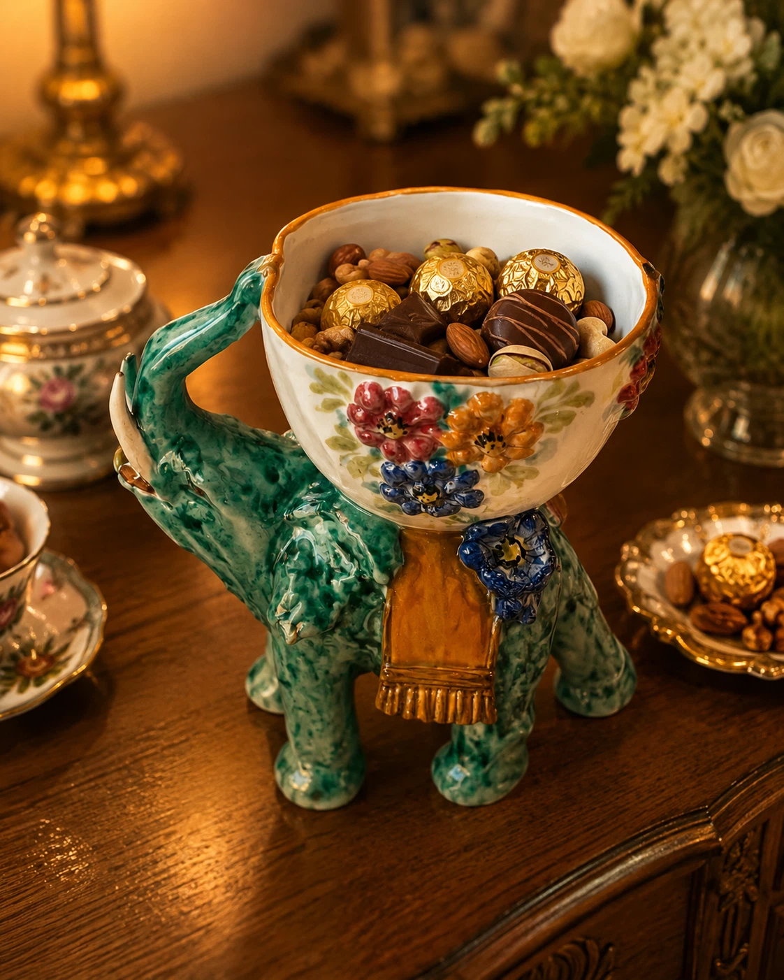 Ceramic Elephant Planter/Bowl - photo 2