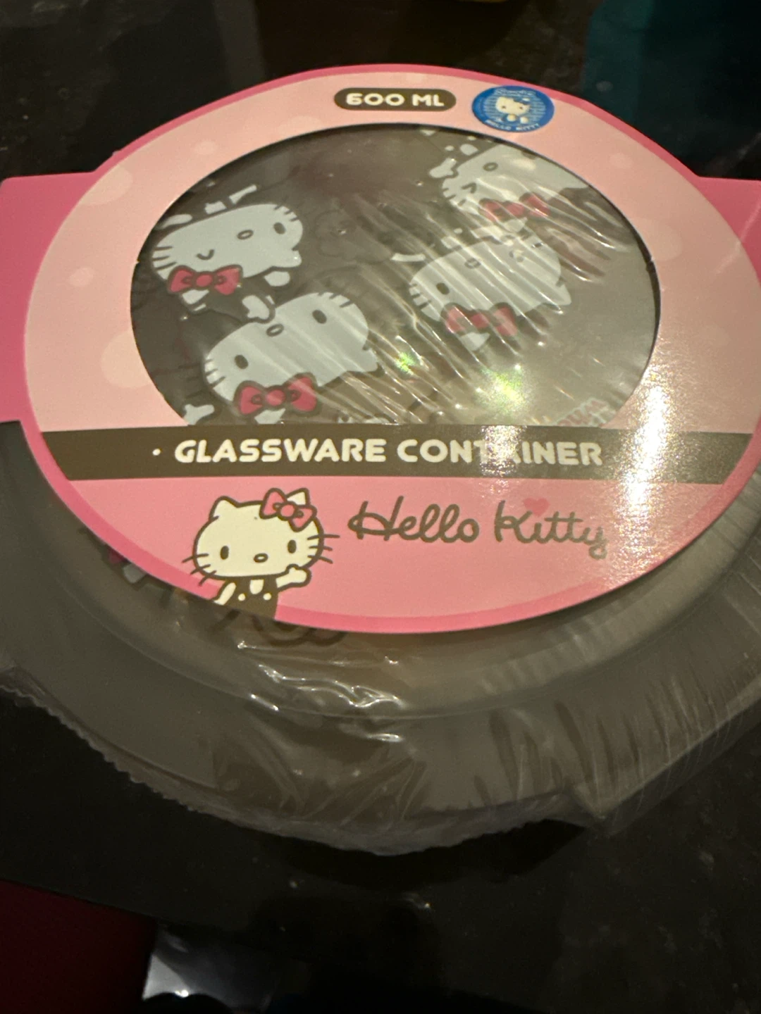 Hello Kitty 600 ml Glassware Container