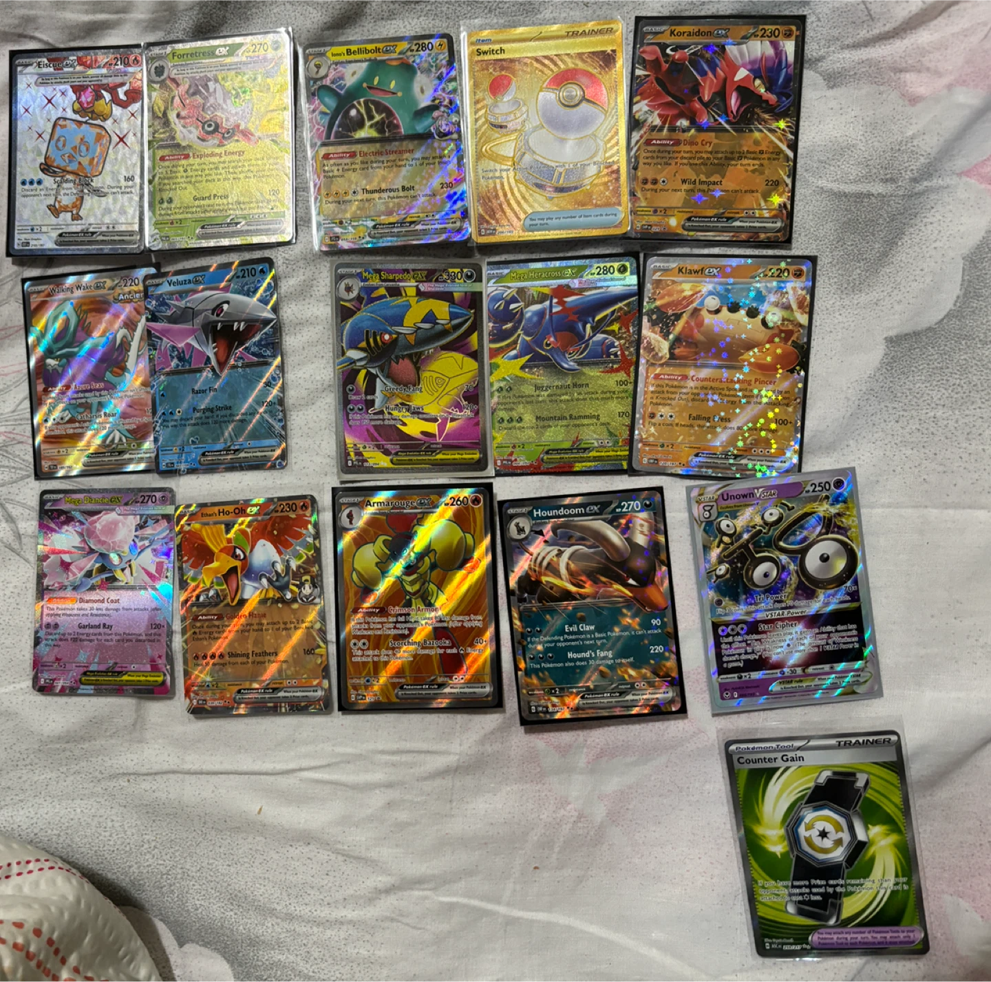 Collection of Pokémon Trading Cards