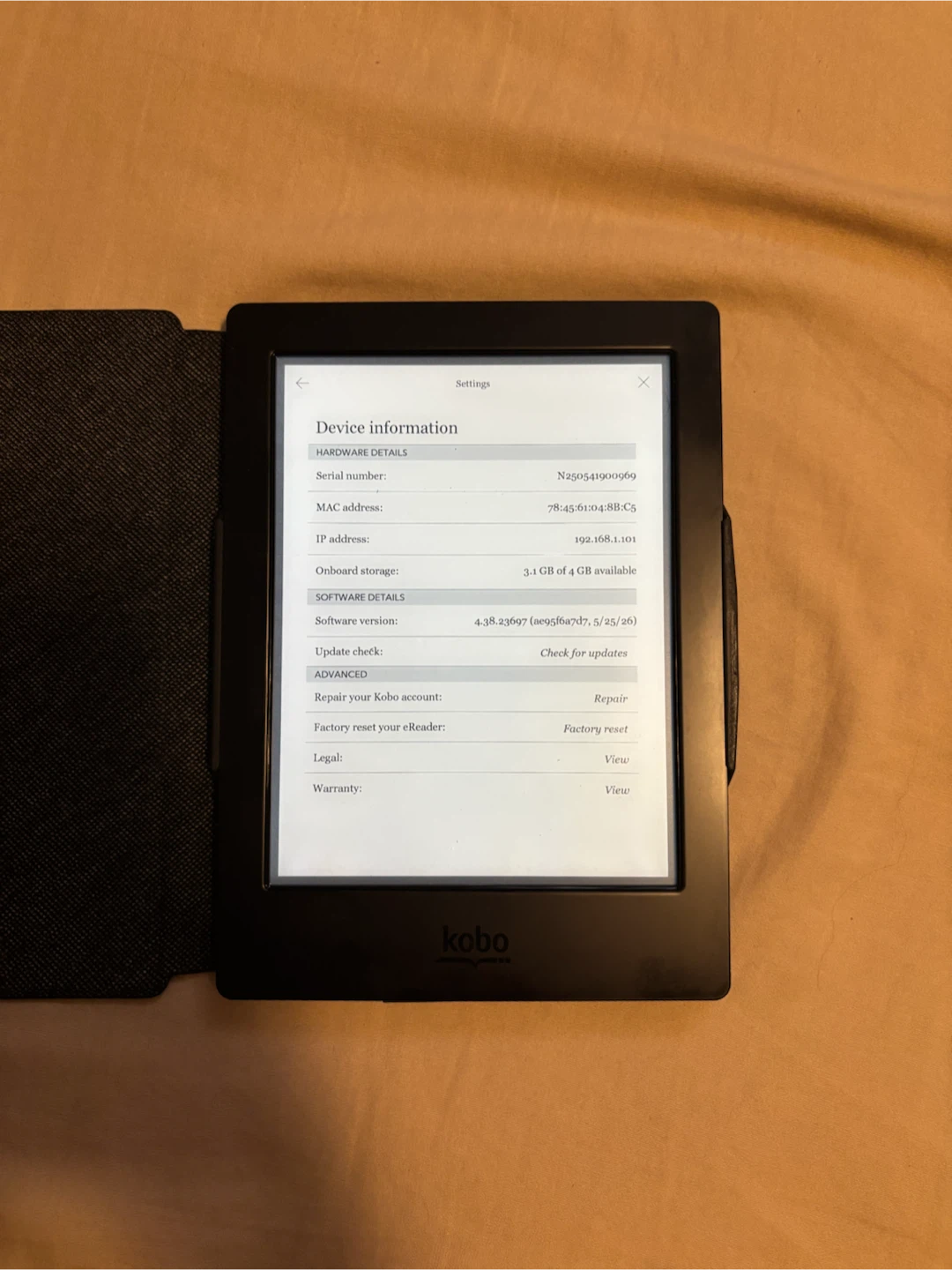 Kobo Aura H2O E-Reader - photo 2