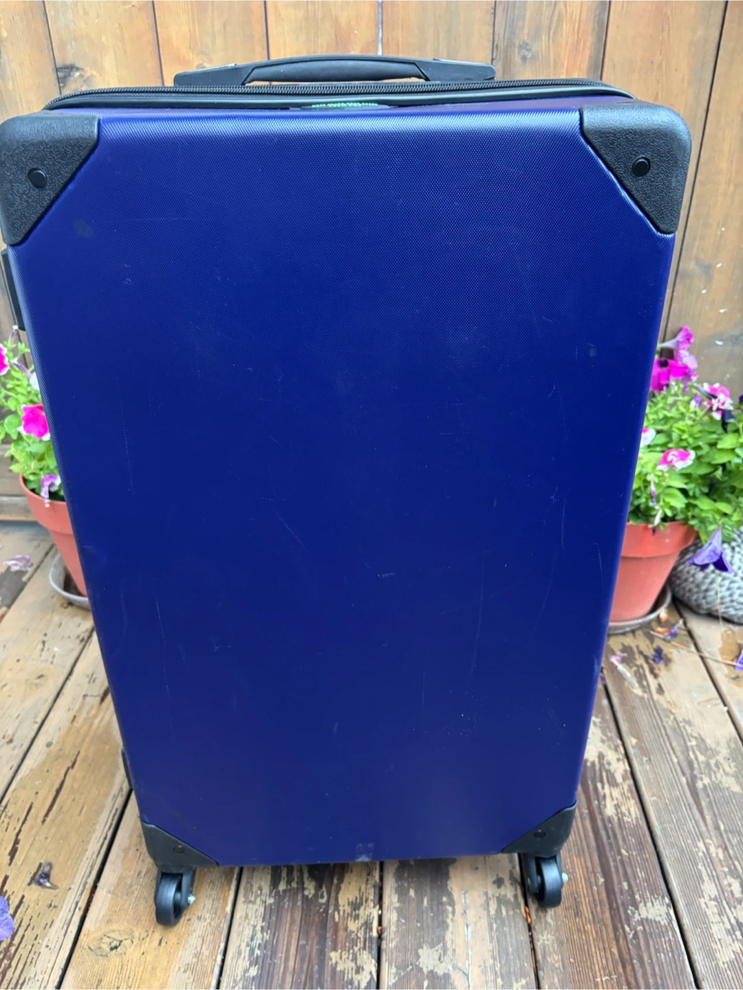 Blue Spinner Suitcase