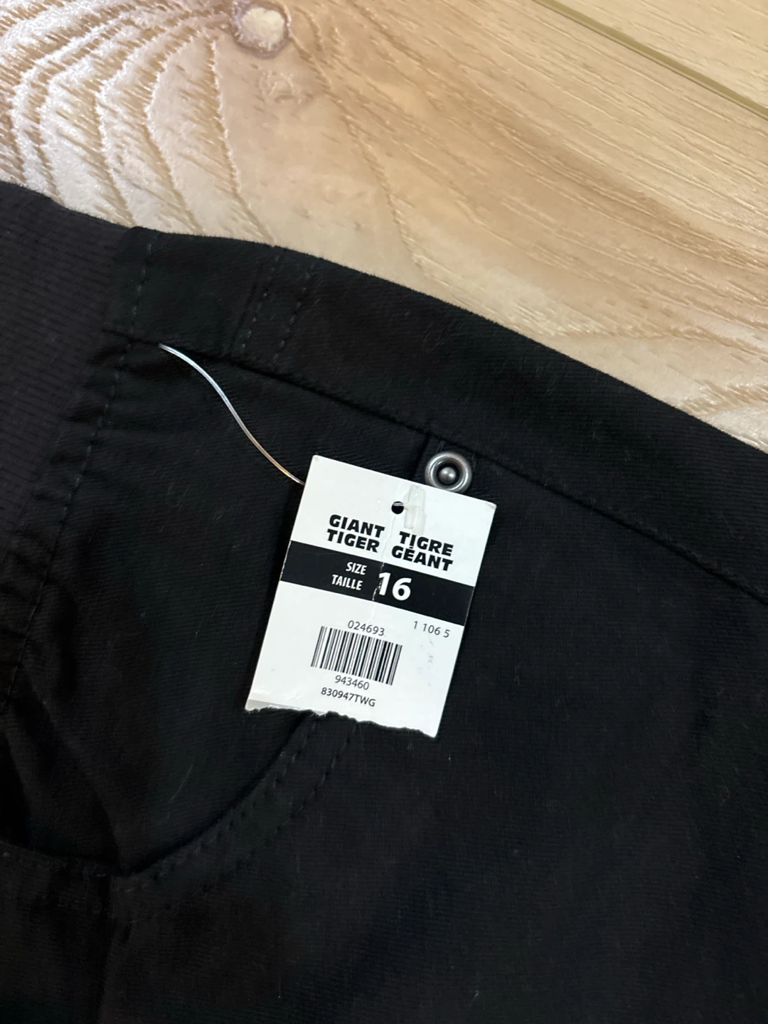 Giant Tiger Black Pants Size 16 - photo 2