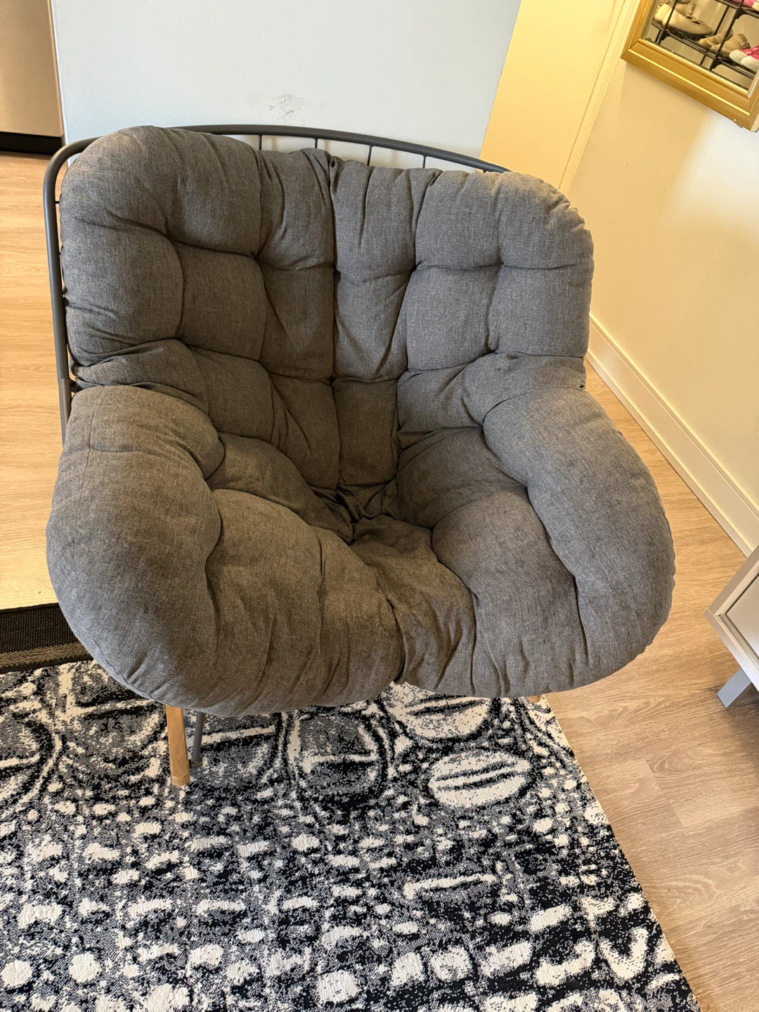Grey Rocking Chair - photo 2