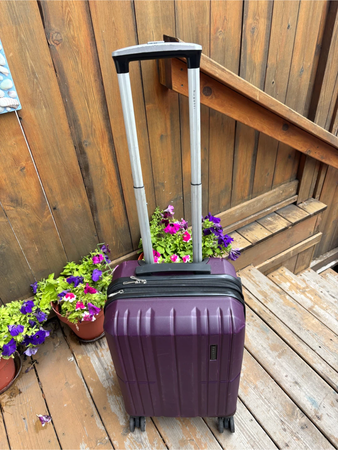 Bugatti Purple Hardshell Spinner Suitcase - photo 2