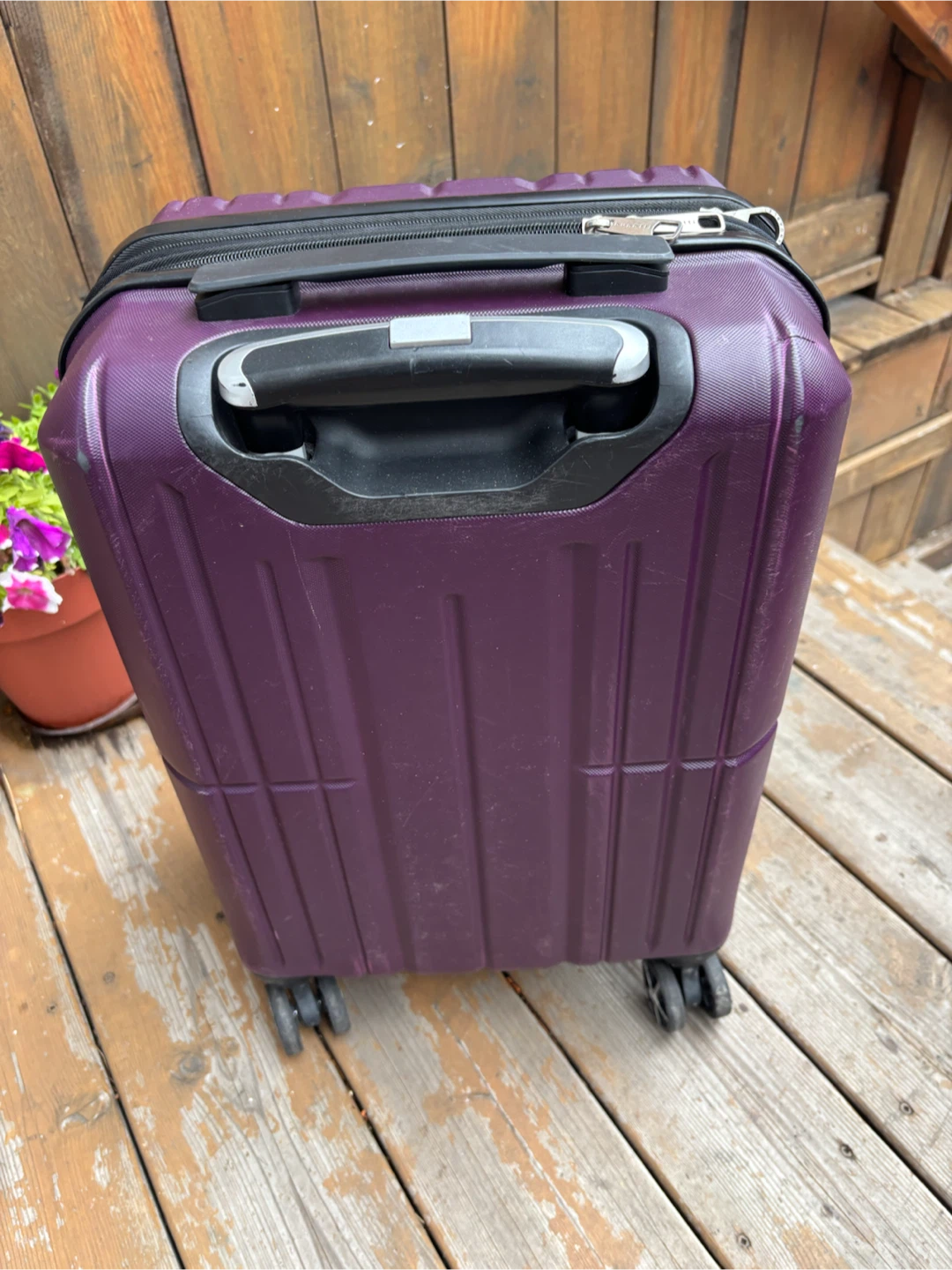 Bugatti Purple Hardshell Spinner Suitcase - photo 4