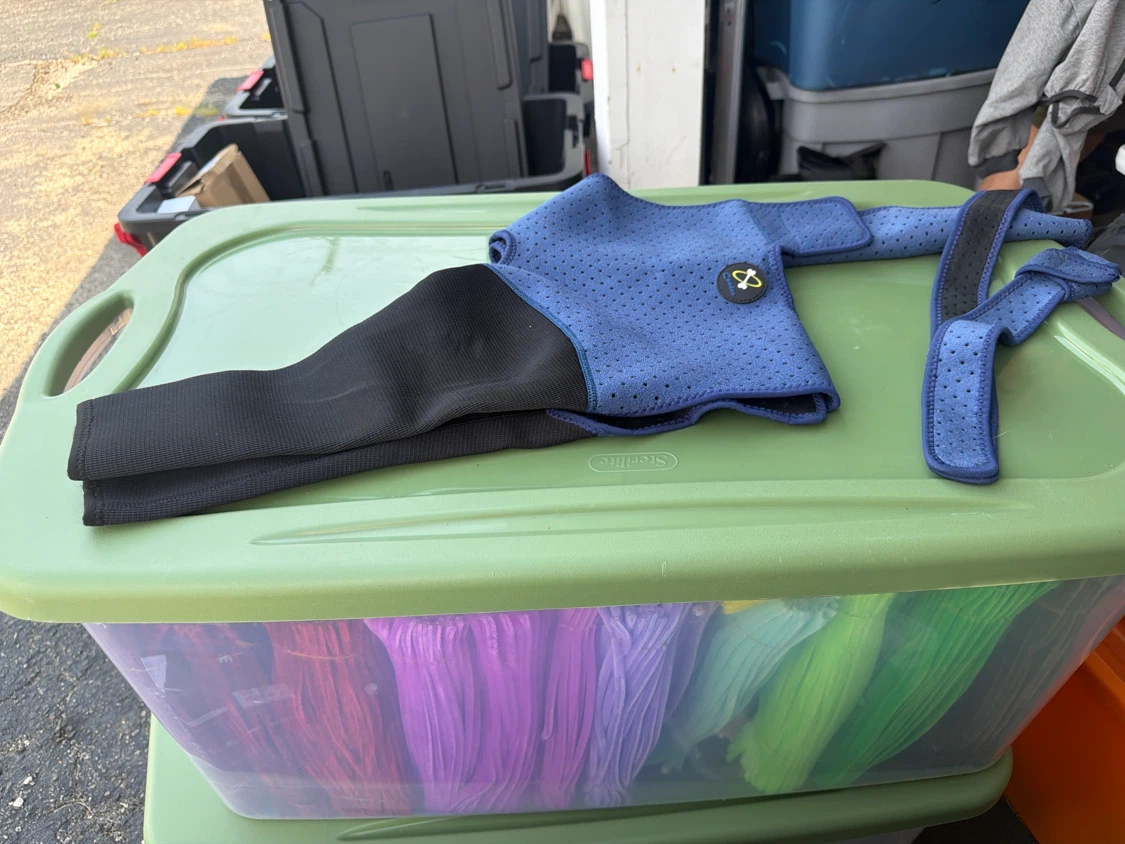 CooDoo Blue Adjustable Dog Recovery Suit