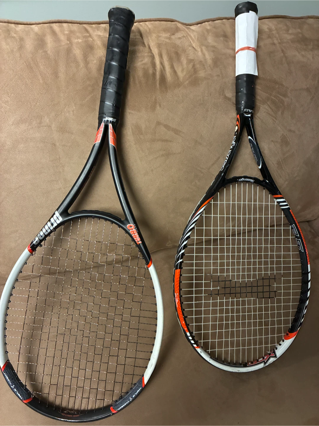 Prince Turbo 100 Tennis Racquet & Slazenger Tennis Racquet