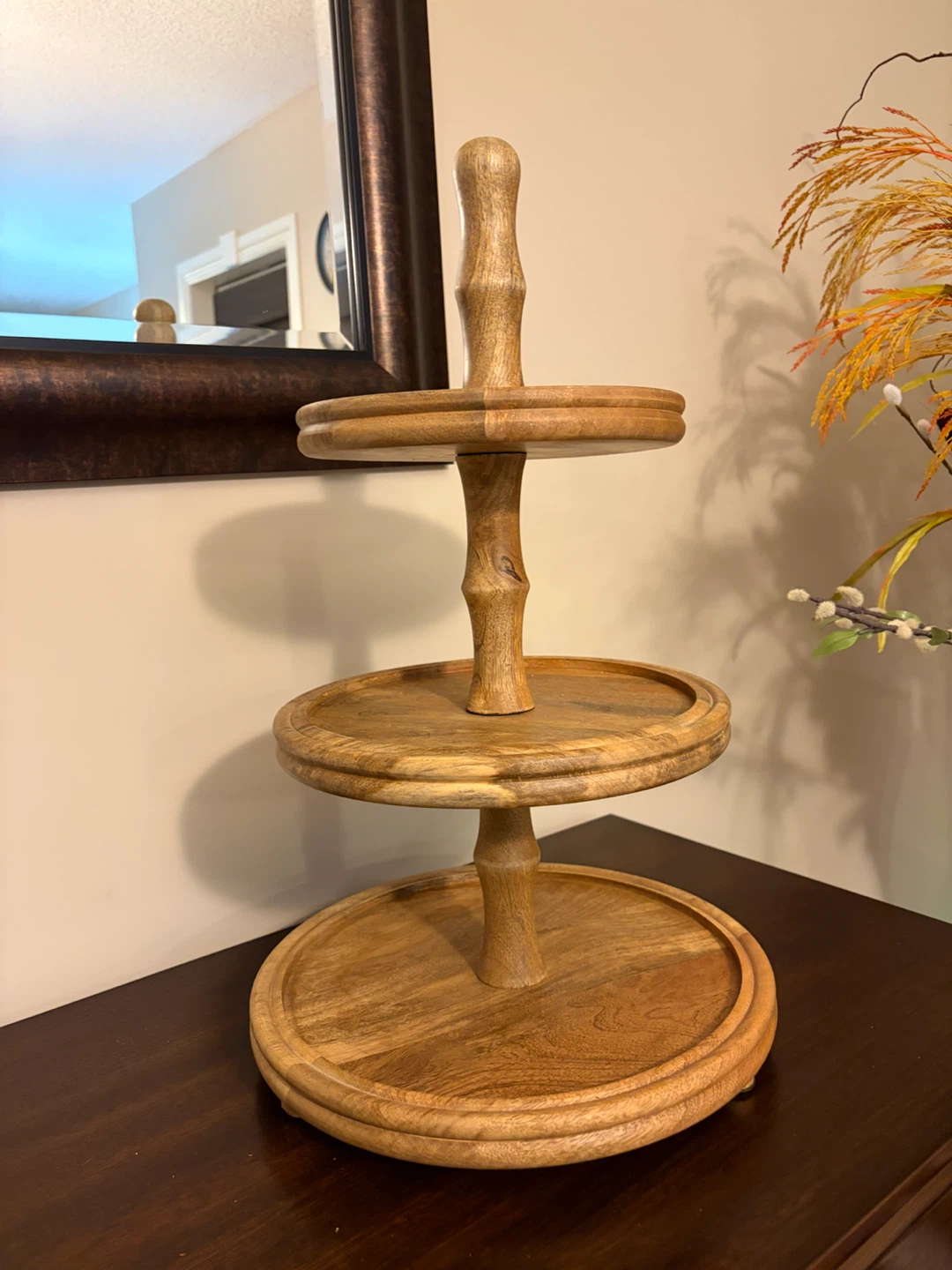 Tiered Wooden Stand
