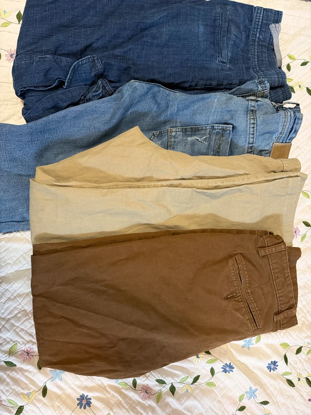 Men's  Pants cargo denim Bundle 32 size