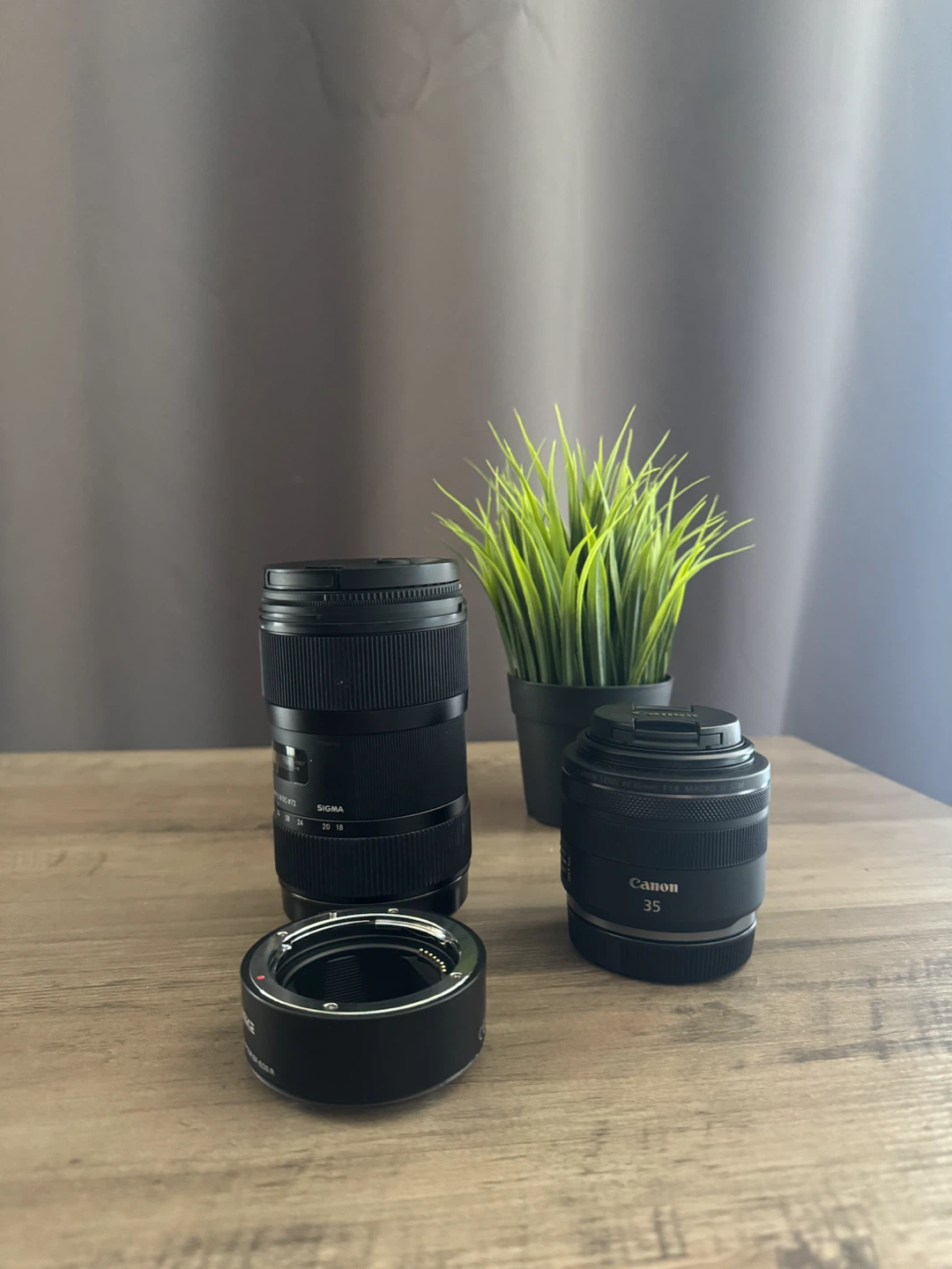 Sigma ef 18-35mm 1.8 and canon rf 35mm 1.8