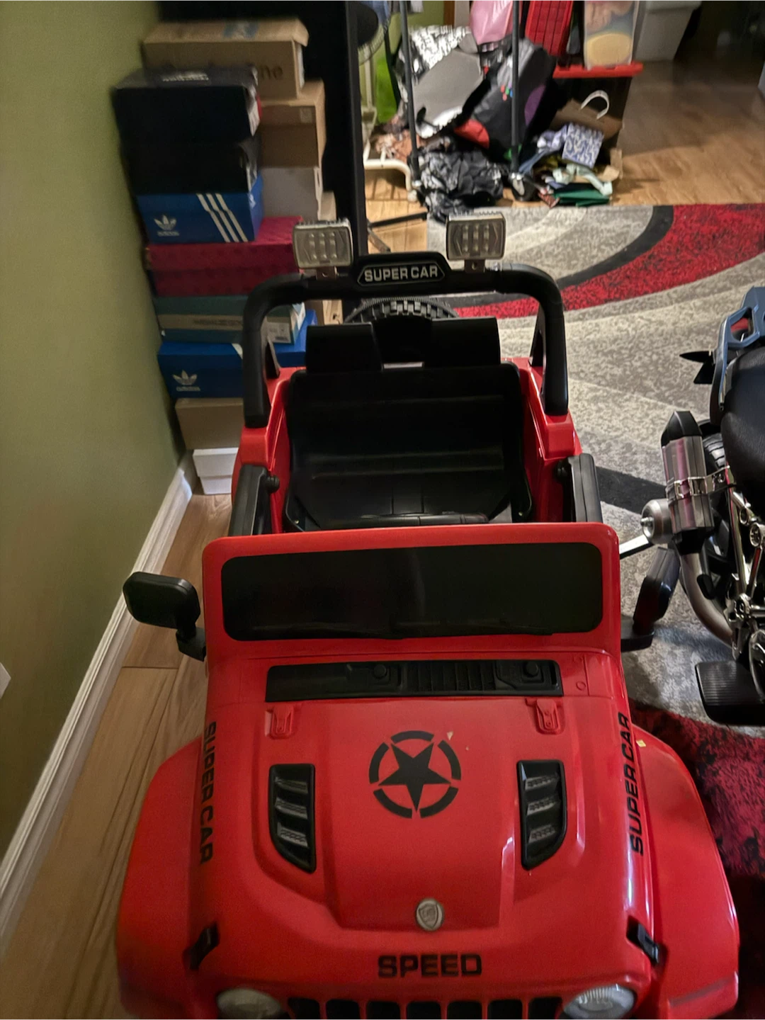 Kids Ride-On Electric Jeep - Red
