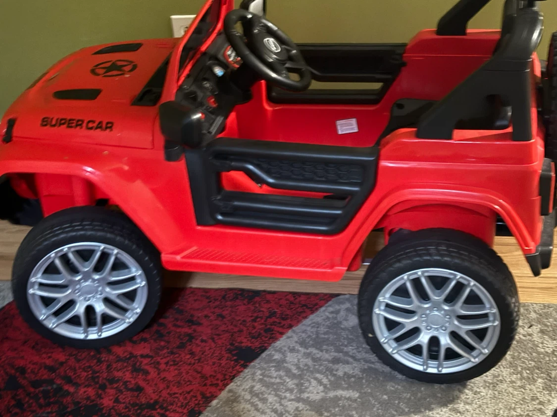 Kids Ride-On Electric Jeep - Red - photo 2