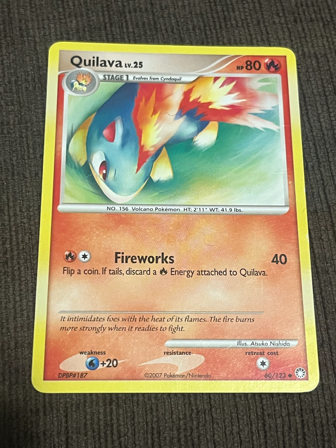 Pokemon Quilava LV.25 Trading Card