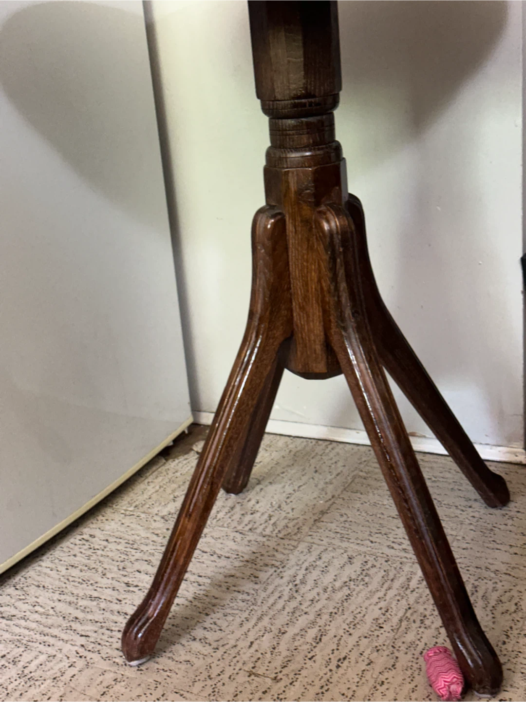 Vintage Thonet-Style Round Pedestal Accent Table - photo 3