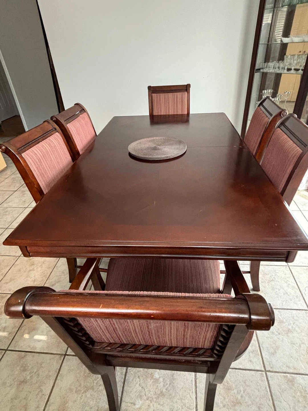 Dining Table Set with 6 Chairs