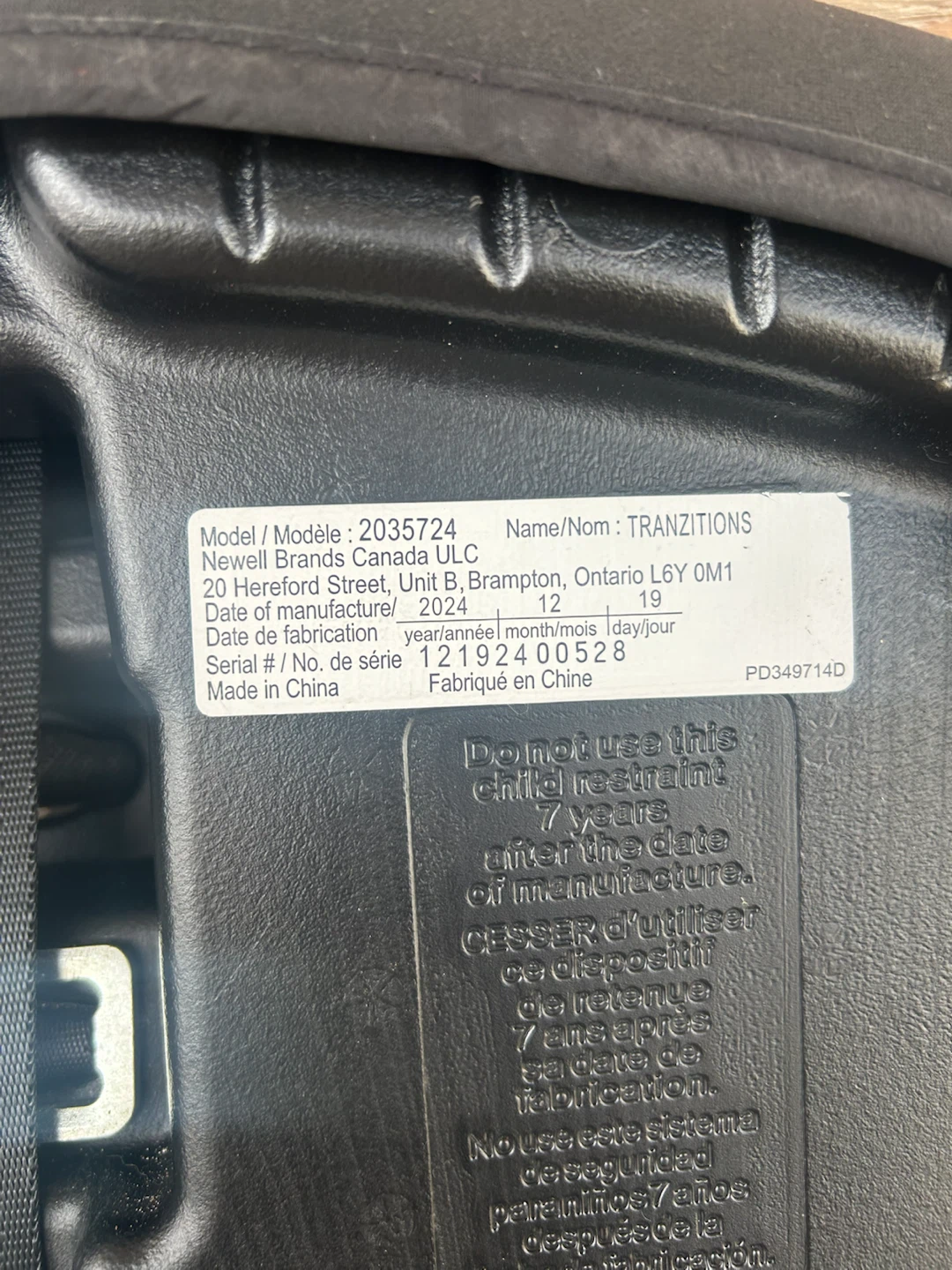 Graco Tranzitions Car Seat - photo 3
