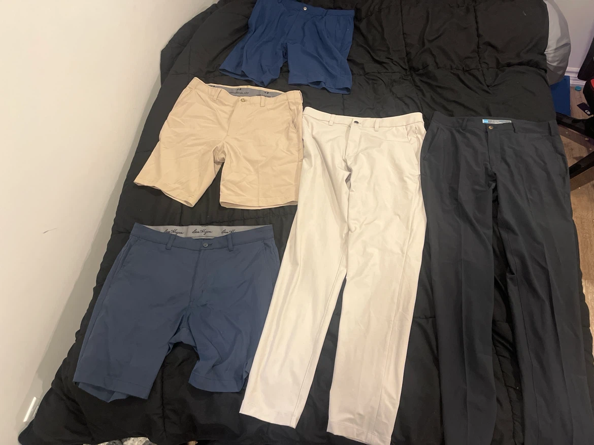 Men's Golf Pants and Shorts Bundle