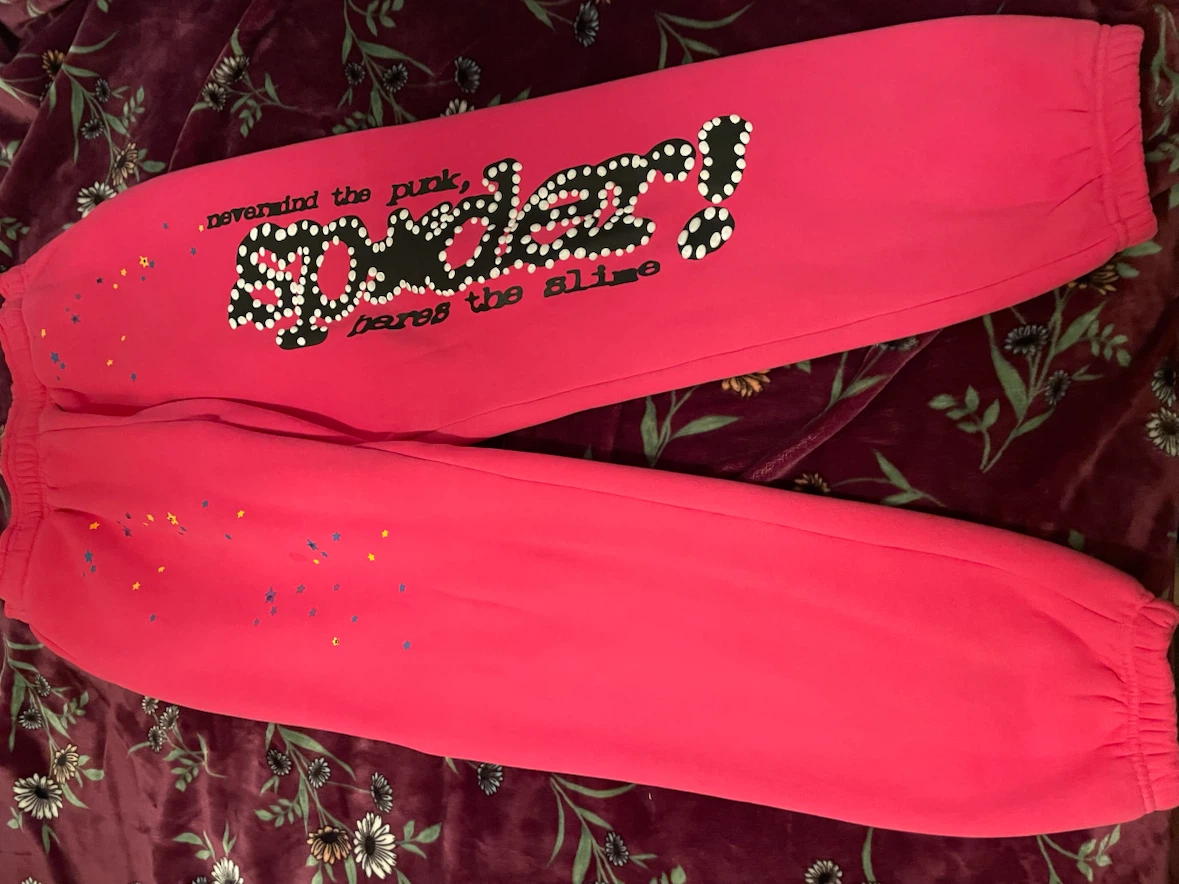 Sp5der Worldwide "P*NK / Nevermind The Punk" Sweatpants