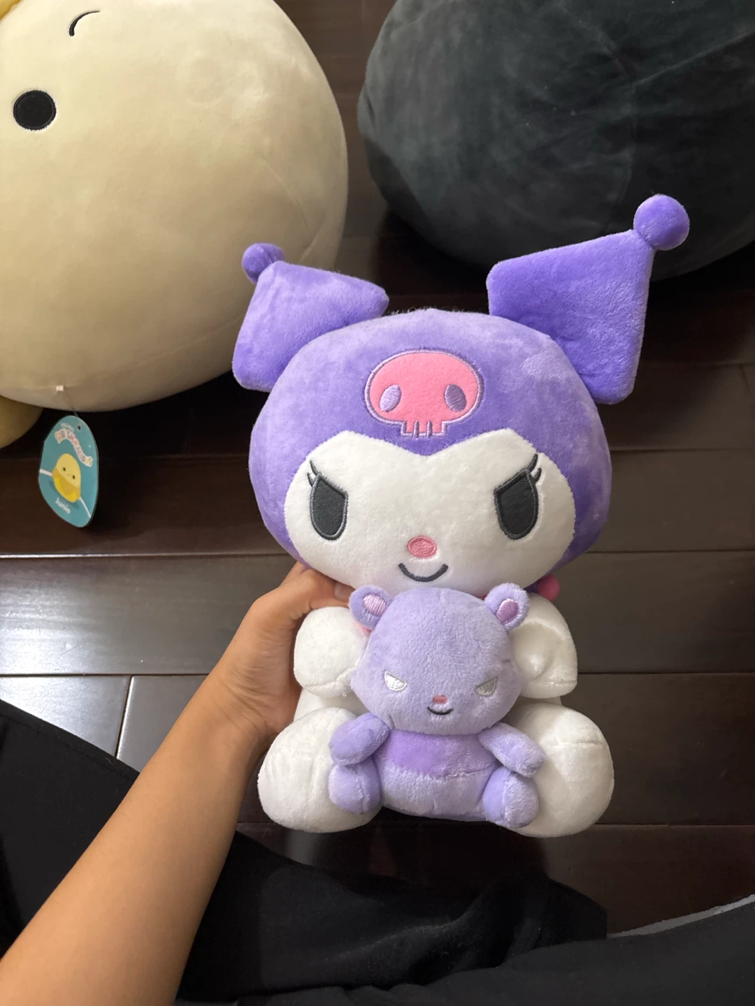 Sanrio Kuromi Plush with Mini Bear